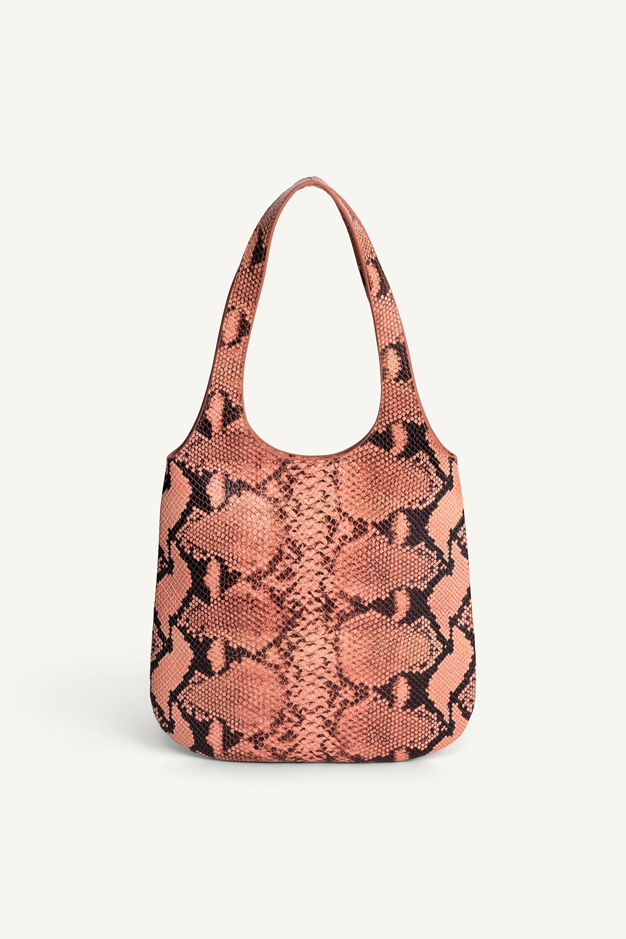 EMBOSSED LEATHER MINI TOTE LIMITED EDITION